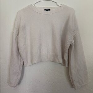 Wild Fable Cream Crew Neck Sweater